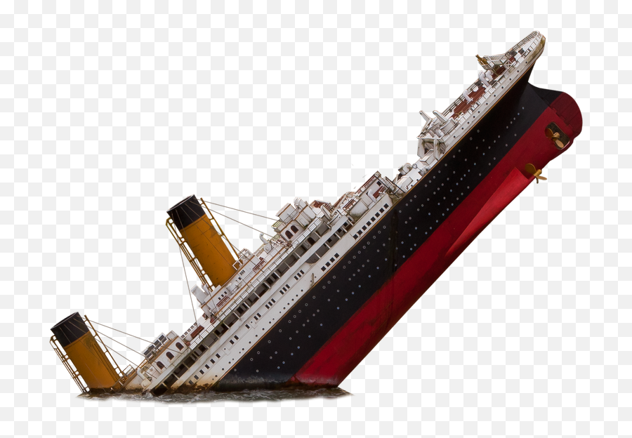 Sinking Titanic Png Transparent - Titanic Transparent Png,Titanic Png