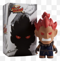 Street Fighter - Akuma 7 Inch Vinyl Figure Street Fighter Anniversary Collection Ps2 Png,Akuma Png