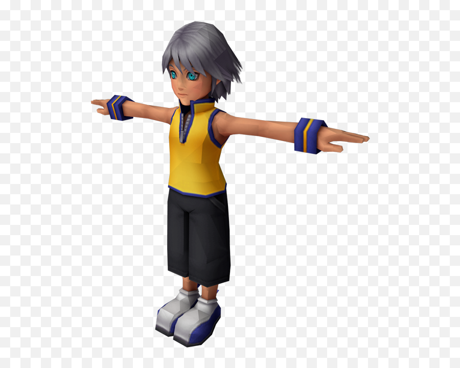 Psp - Kingdom Hearts Birth By Sleep Riku Young High Kingdom Hearts Riku Model Png,Riku Png