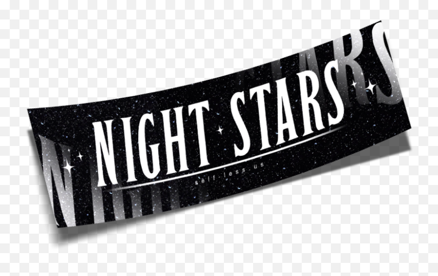 Night Stars Slap Black - Label Png,Slap Png