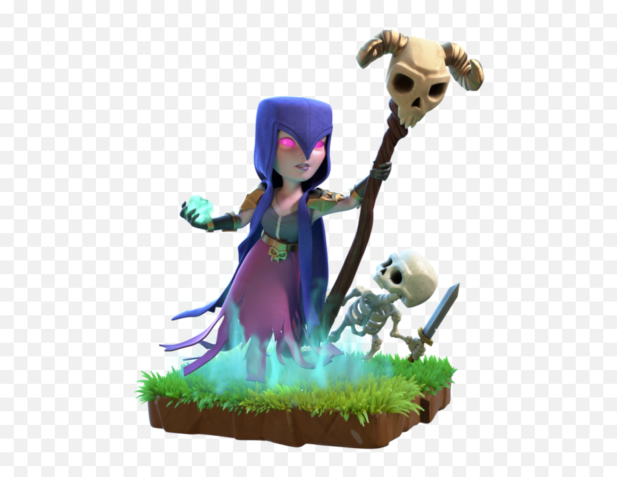Witch Coc Png 1 Image - Clash Royale Witch,Witch Transparent Background