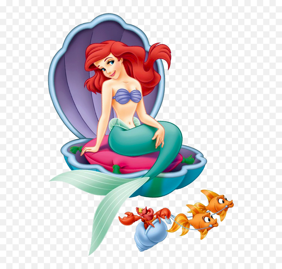 Little Mermaid Singing Fish Vector - Ariel Little Mermaid Shell Png,The Little Mermaid Png