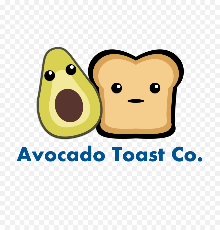 Transparent Toast Avocado Clip Black And White - Animation Clip Art Png,Avocado Transparent