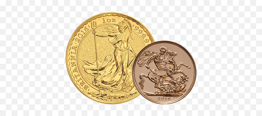 Buy Gold Bullion Online In Europe Bullionbypost - Gold Sovereign Png,Gold Coins Png