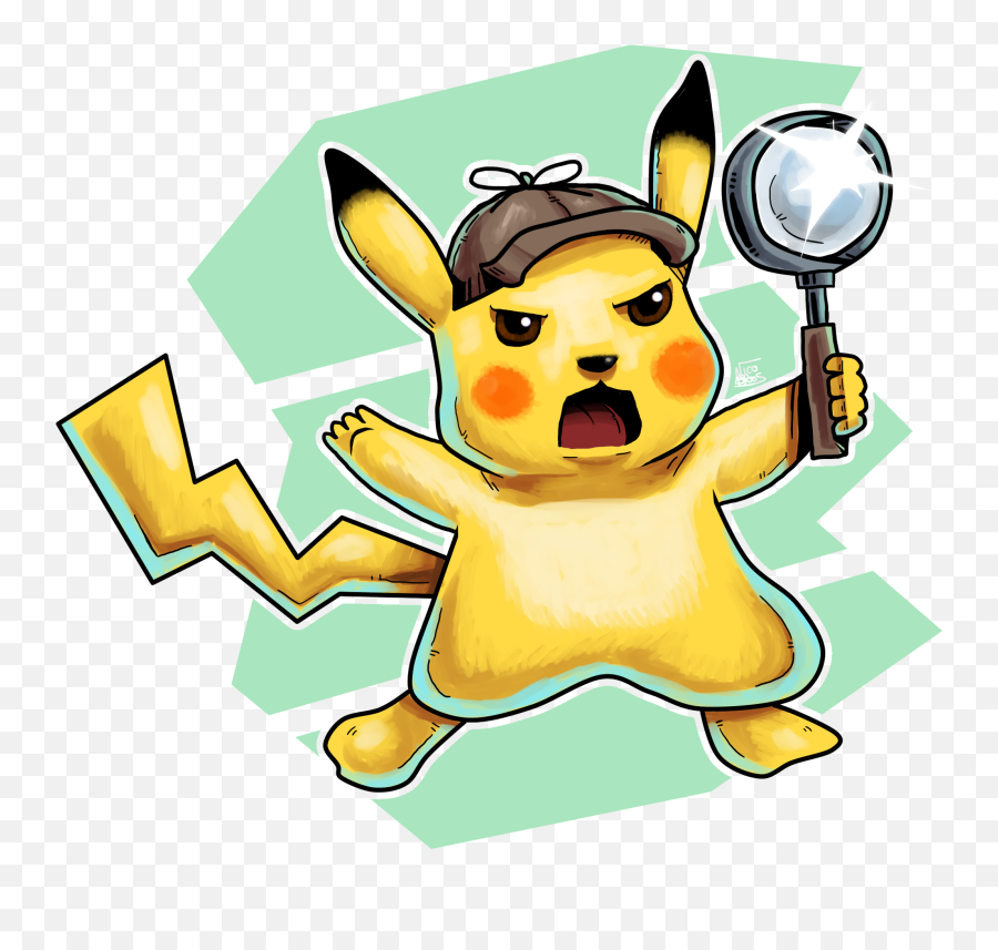 Detective Pikachu By Nicobros - Cartoon Png,Detective Pikachu Png