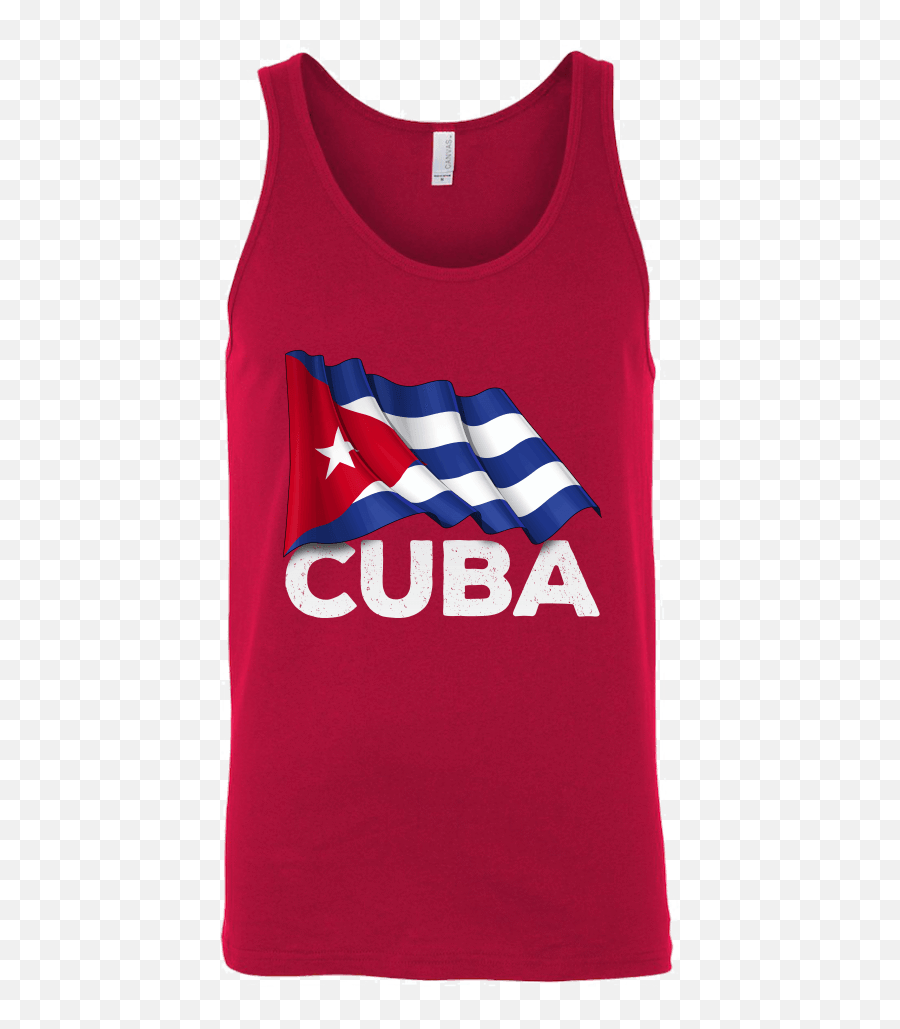 Cuba Flag Tank Athletic Tops North Carolina Png