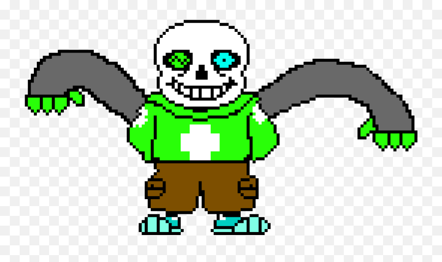 Download Hd Antivirus Sans Sprite - De Anti Virus Sans Sans Pixel Art Png,Sans Sprite Png