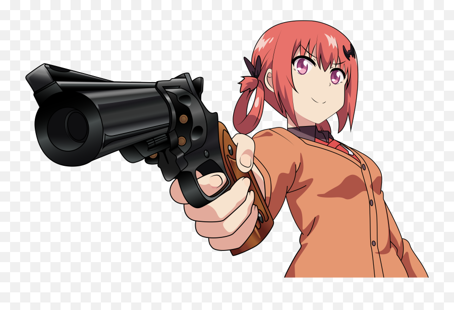 Download 00 Sold Out - Good Morning Say It Back Anime Full Satania Gun Png,Sold Sign Transparent Background