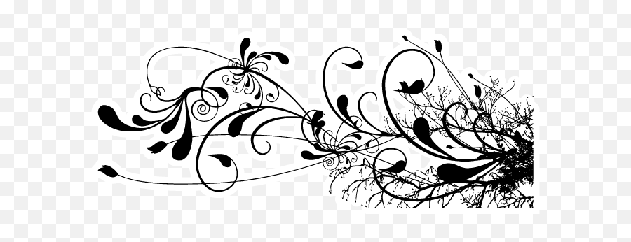 Swirls Tattoo Png - Clip Art Library Black And White Swirls,69 Tattoo Png -  free transparent png images 