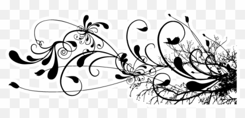 Swirls Tattoo Png - Clip Art Library Black And White Swirls