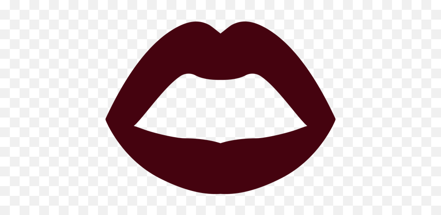 Open Mouth Lips Silhouette - Transparent Png U0026 Svg Vector File Silhouette Open Mouth Lips,Kissing Lips Png