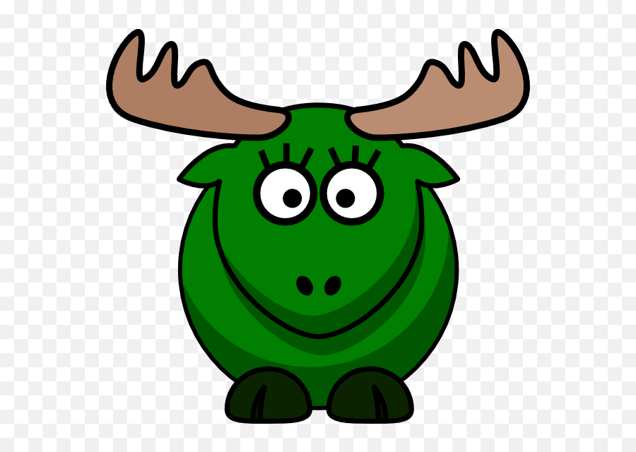 Girl Green Moose Png Clip Arts For Web - Clip Arts Free Png Draw A Cartoon Elk,Moose Png