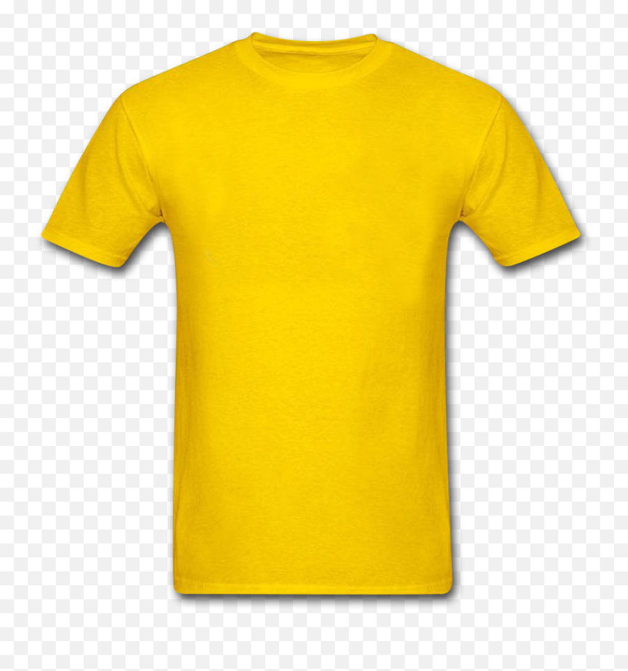 Free T Shirt Template - Yellow Gold T Shirt Template Png,Tshirt Template Png