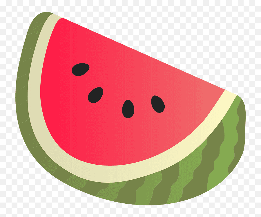 Watermelon Emoji Clipart - Emoji Sandia Png,Watermelon Transparent