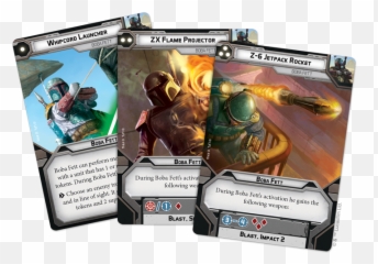 Boba Fett Png - Star Wars Legion Command Cards,Boba Fett Png