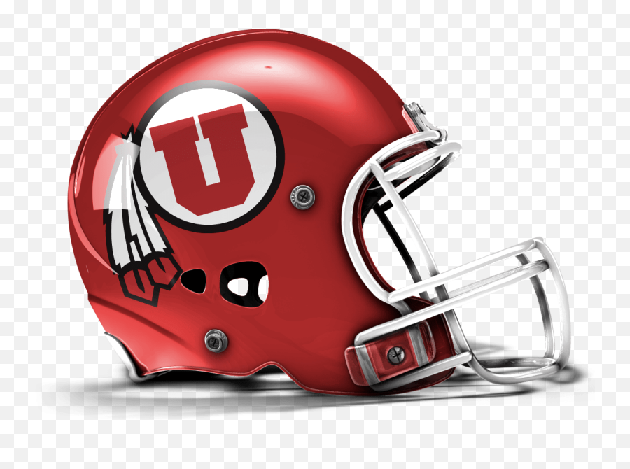 Utah Utes Helmet Transparent Png - Utah Utes Helmet Png,Football Helmet Png