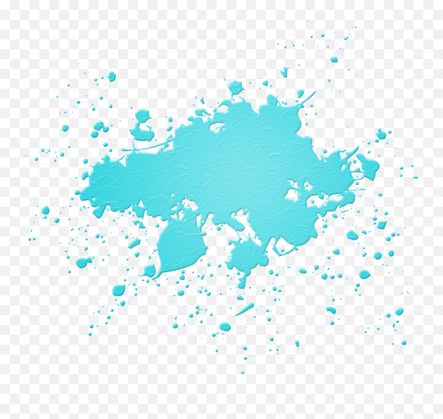 Tache Png - Renders Taches Peinture Bleue Blood Splatter Teal Paint Splatter Png,Blood Puddle Png