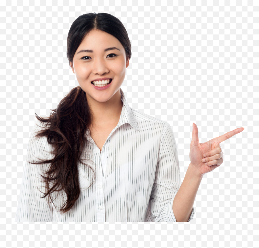 Download Free Png Women Pointing Right - Woman Pointing Png,Female Png