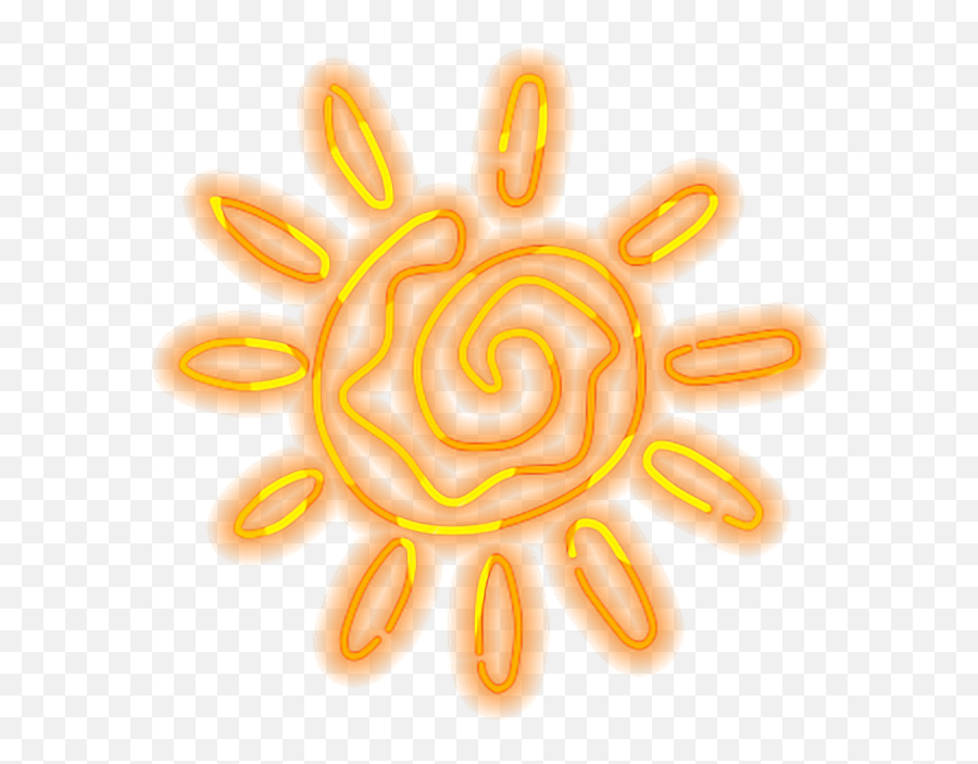 Sun Sunshine Glowing Neon Summer - Flores Silhouette Vector Png,Sun Transparent Clipart