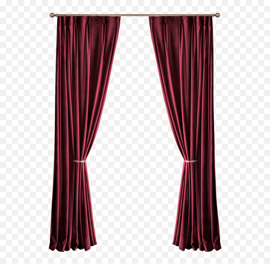 Luxury Nordic Velvet Curtain Red - Solid Png,Red Curtains Png