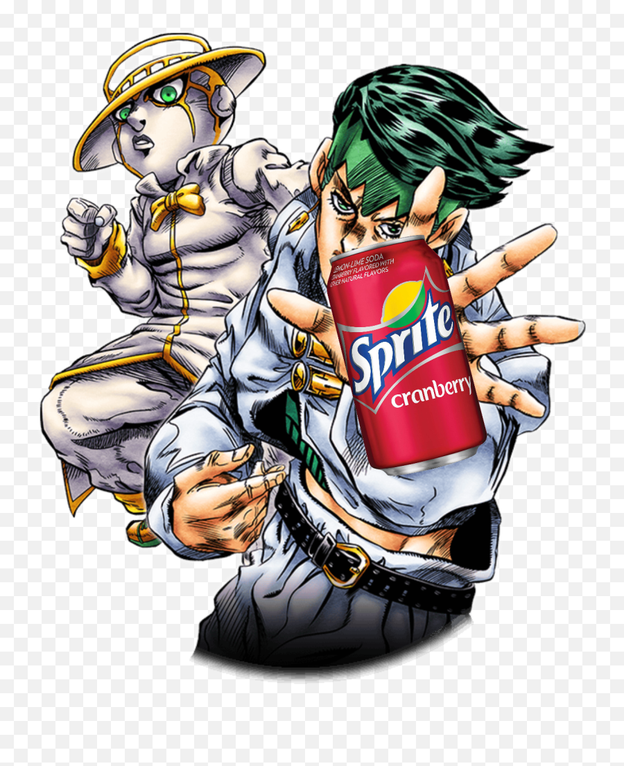 Shitpostcrusaders - Rohan Kishibe Heavens Door Transparent Png,Sprite Cranberry Transparent