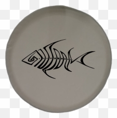 Download Hd Tribal Bone Fish Skeleton - Tribal Fishing Png,Fish Skeleton Png