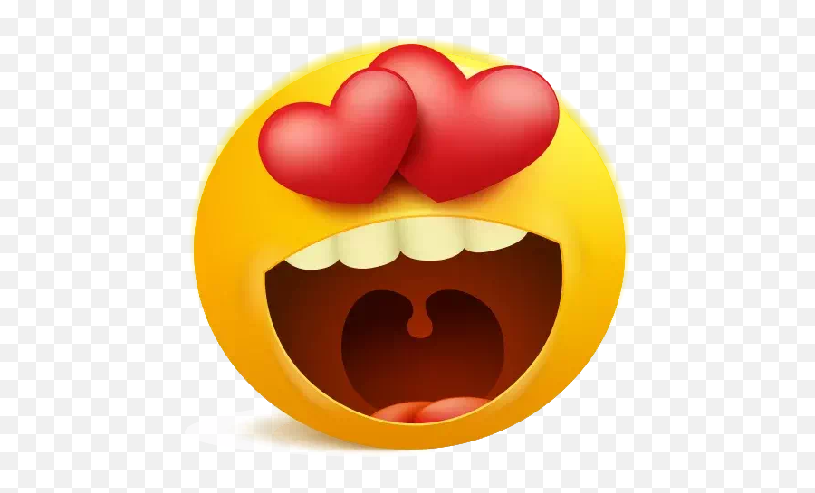Heart Eyes Emoji Png Transparent - Heart Png For Whatsapp,Emoji Eyes Png