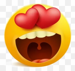Heart Eyes Emoji Png Transparent - Heart Png For Whatsapp,Emoji Eyes Png