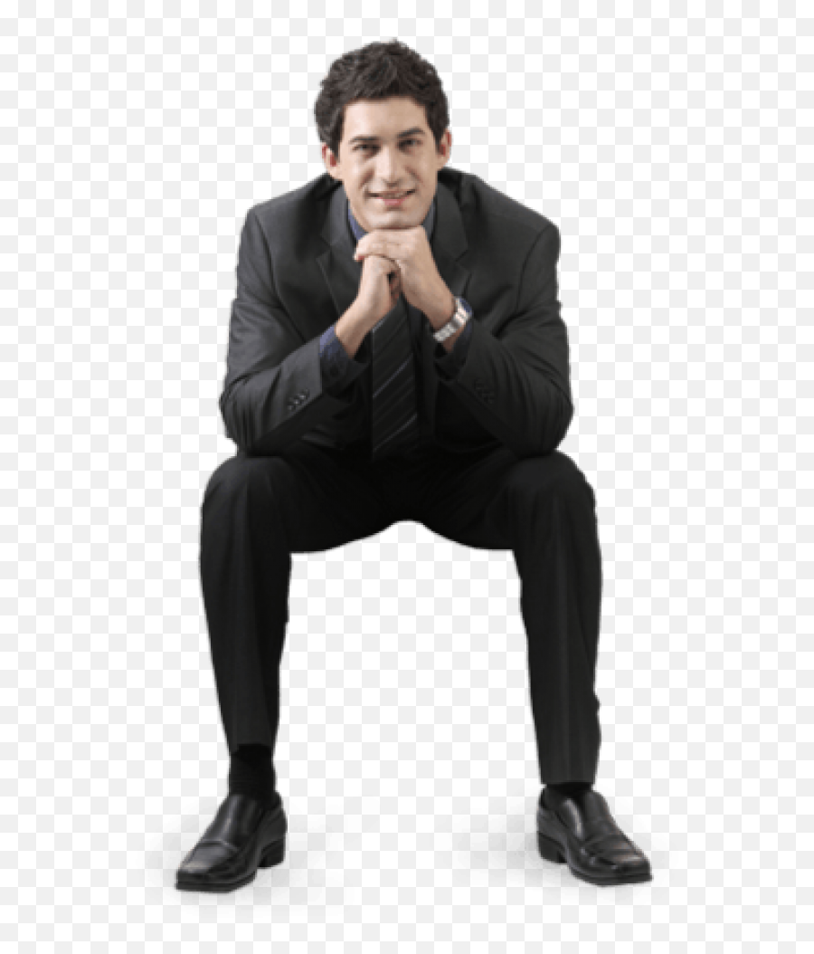Businessman Png Images Transparent Background Play - Man Sitting On A Chair Png,Person Sitting In Chair Back View Png