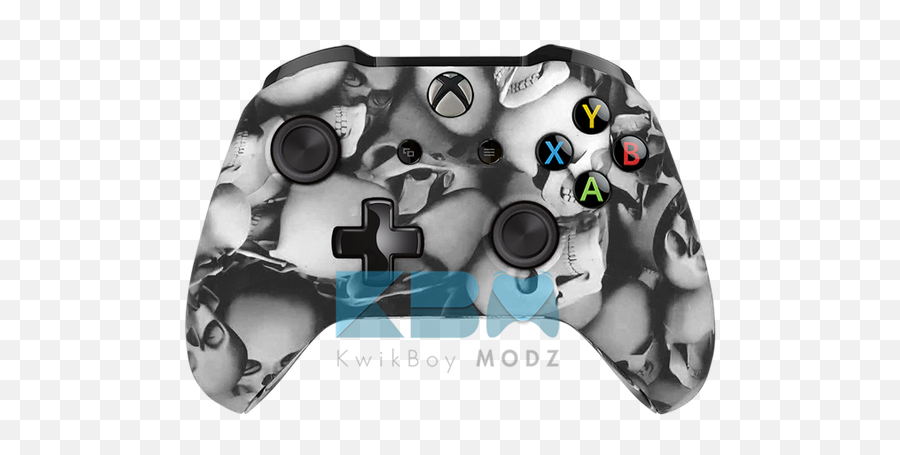 Custom Sugar Skulls Xbox One Controller - Kwikboy Modz Video Games Png,Xbox One Controller Transparent Background