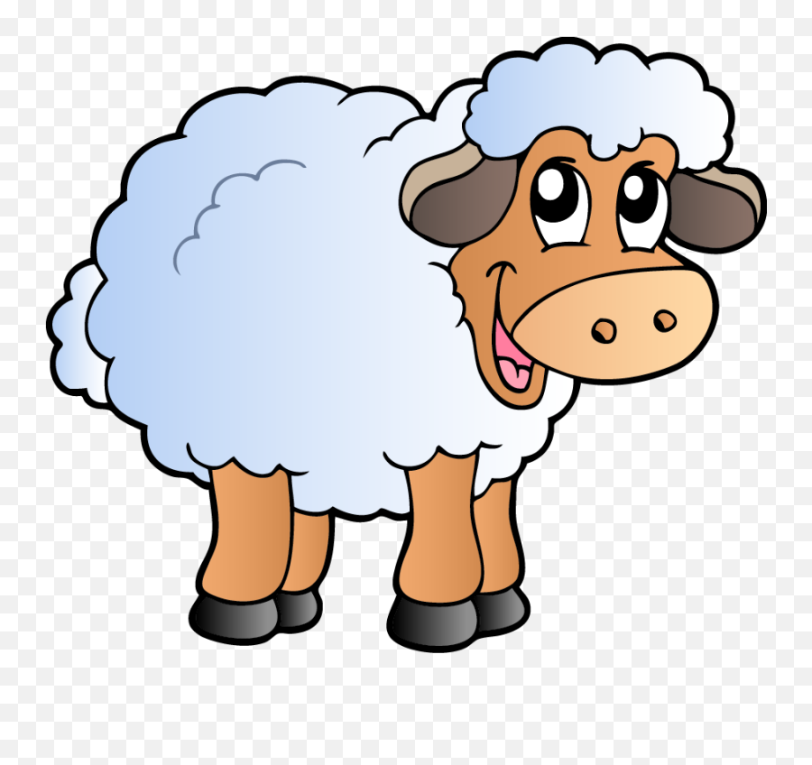 Sheep Clipart Cartoon Transparent Free For - Sheep Cartoon Images Png,Sheep Transparent Background