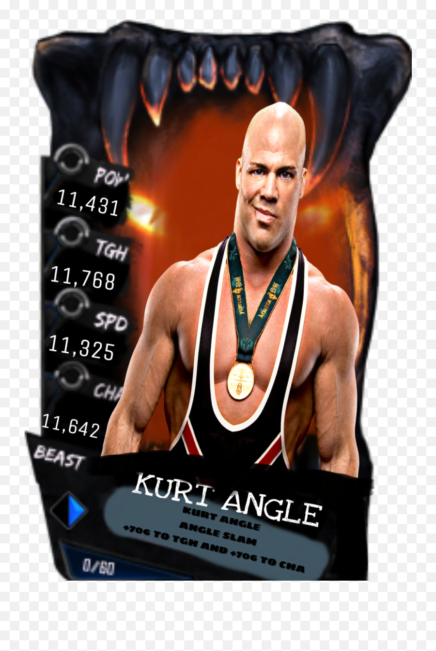 Wrestling Kurt Angle Beastfreetoedit - Supercard Wwe Alexa Bliss Png,Kurt Angle Png