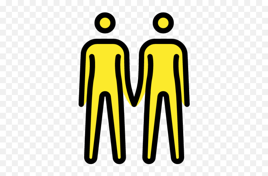 People Holding Hands Emoji - Download For Free U2013 Iconduck Emoji De 2 Personas Png,Simple Person Icon
