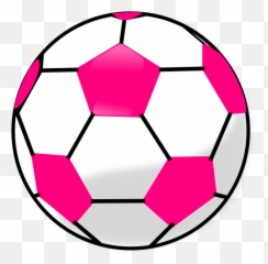 Soccer Ball Clip Art 9 - Pink png