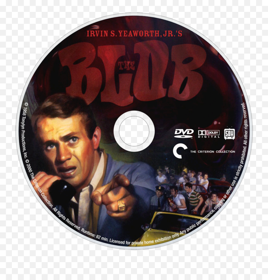 The Blob 1958 Image - Id 131193 Image Abyss Blob Dvd Cover Png,Blob Icon