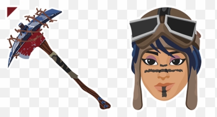 Fortnite Renegade Raider Skin Raiders Revenge Cursor - Dessin png