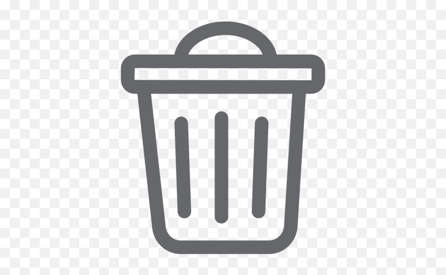 Trash Bin Icon Flat - Transparent Png U0026 Svg Vector File Coffee Cup Symbol,Ripped Paper Icon