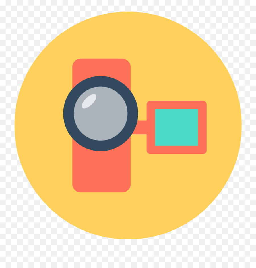 Video Camera Scalable Vector Graphics Icon - Camera Images Camera In Cartoon Hd Png,Full Hd Icon