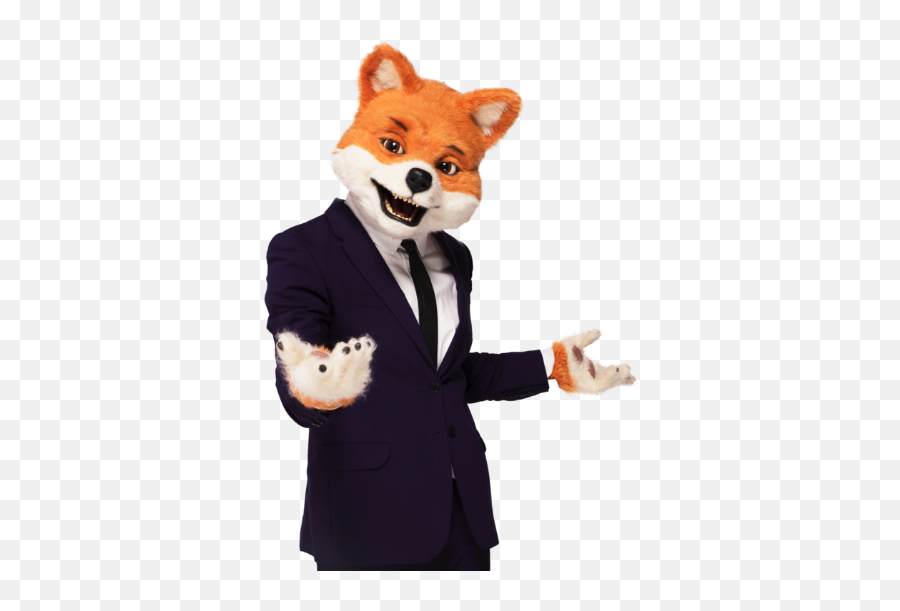 Wearing A Suit With Outstretched Arms - Red Fox Png,Foxy Transparent