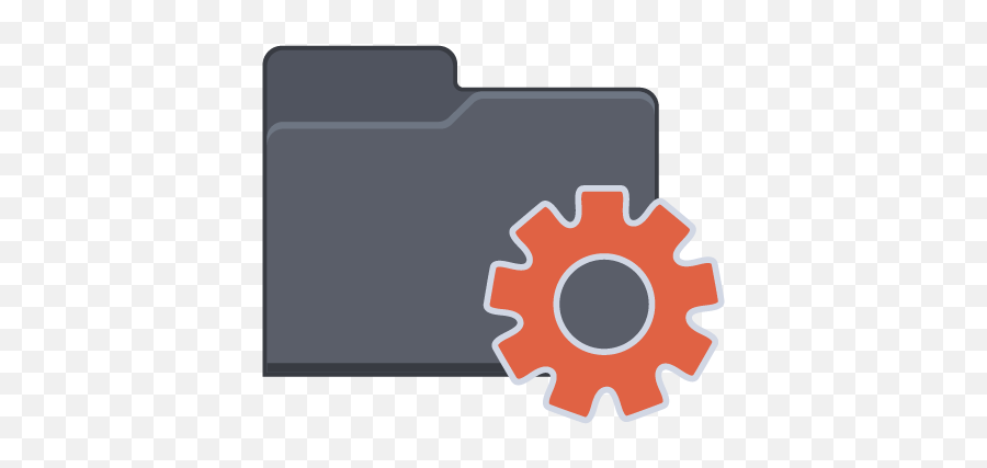 Setting Folder Icon Flat Iconset Pelfusion - Config Folder Icon Png,Configure Icon