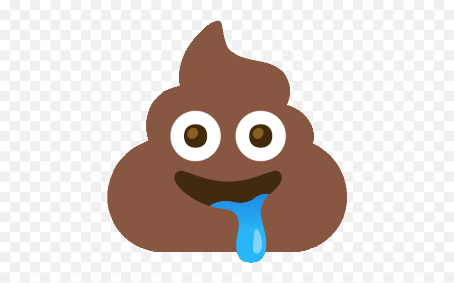 Drooling Poop Sticker - Drooling Poop Discover U0026 Share Gifs Happy Png,Drooling Icon