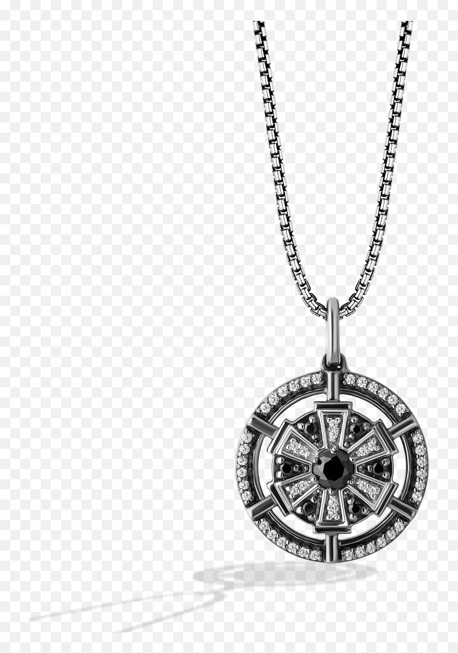 Star Wars Symbols Black U0026 White Diamond Womenu0027s Pendant 14 Cttw Fine Jewelry - Necklace Png,Imperial Icon