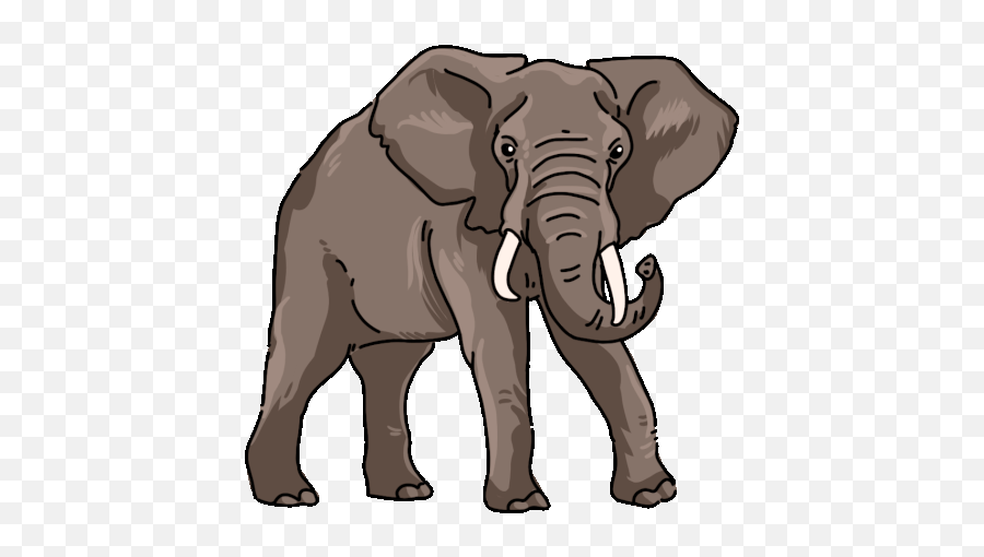 Elephant African Sticker - Elephant African Animal Figure Png,Elephant Tusk Icon