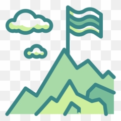 Flag Icon Mountain Top Challenge - Vertical Png,Adventure Icon Transparent