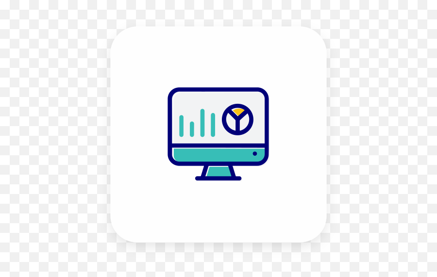 Monitor Screen Charts Analysis Business Data Free Icon - Output Device Png,Emr Icon