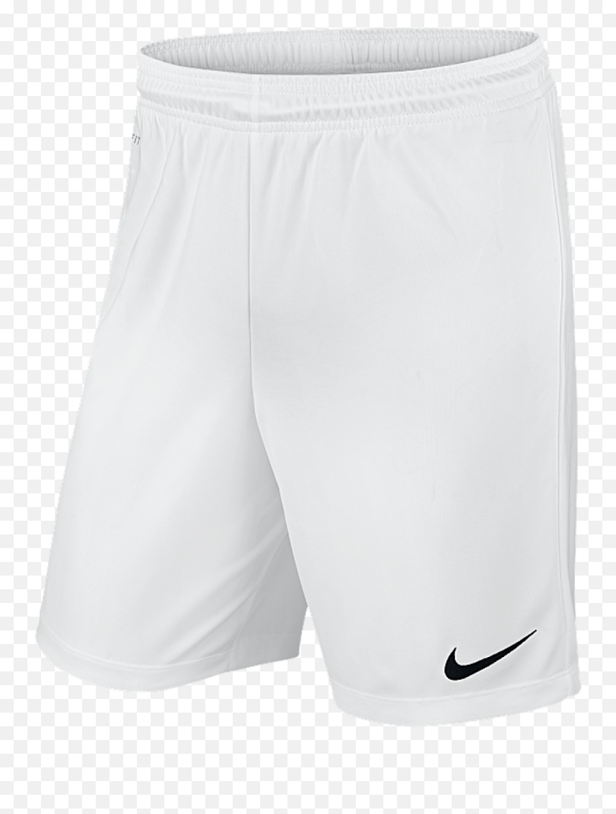 Nike Park Ii Knit Short - White With Lining Nike Football Shorts White Png,White Nike Logo Transparent