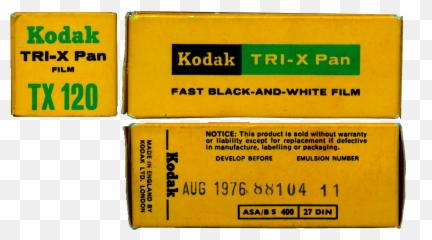 Filekodak Tx 120 Ex 1975png - Wikimedia Commons Kodak Film 1975,Kodak Black Png