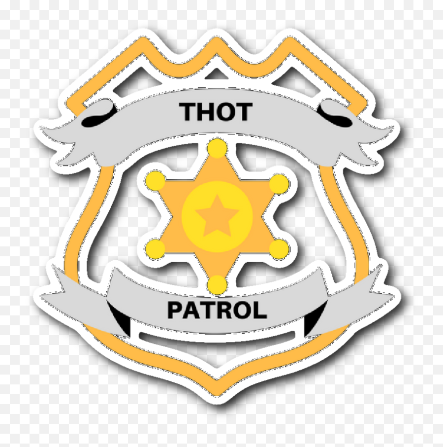 Download Thot Patrol Badge Png - Thot Patrol Badge Transparent,Thot Png