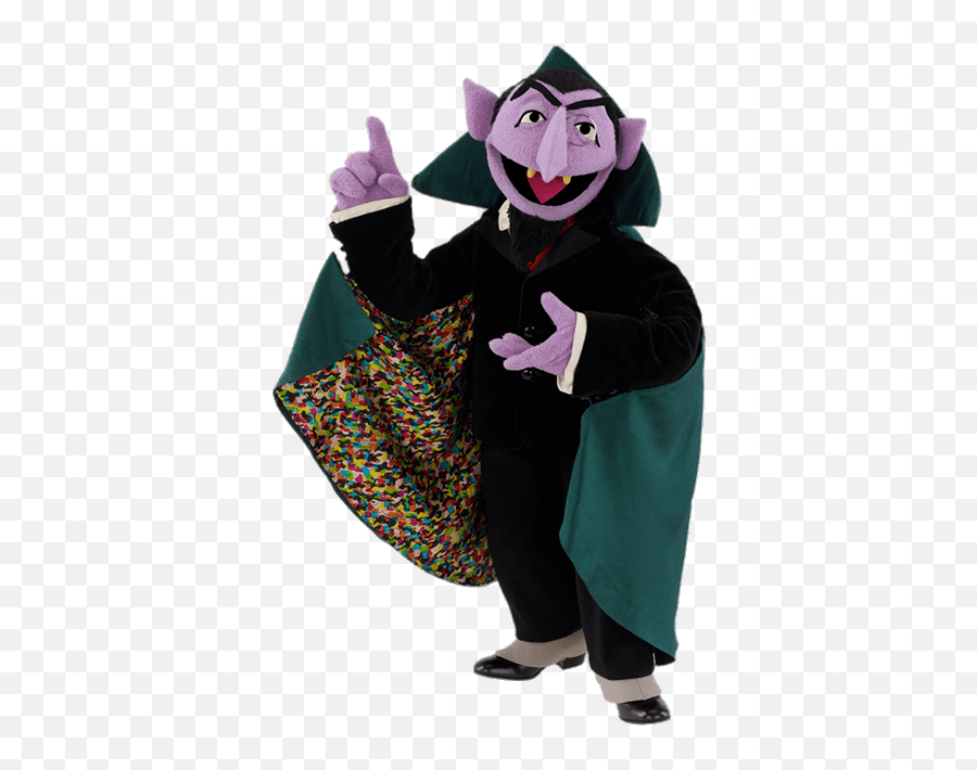 Library Of The Count From Sesame Street Png Stock - Count From Sesame Street,Sesame Street Characters Png