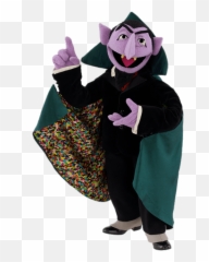 Library Of The Count From Sesame Street Png Stock - Count From Sesame Street,Sesame Street Characters Png